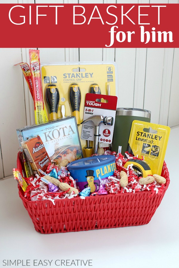 Gift Basket for Him Holiday Inspiration Hoosier Homemade