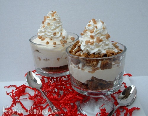 Holiday Gingerbread Toffee Trifle
