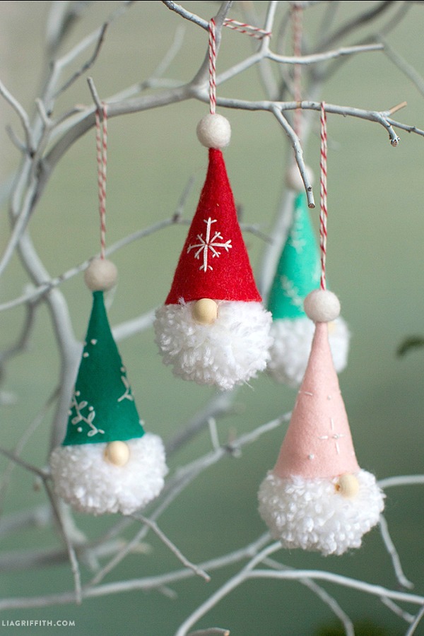 DIY Gnome Ornaments Holiday Inspiration Hoosier Homemade