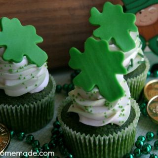 Green Velvet Cupcakes for St. Patrick’s Day
