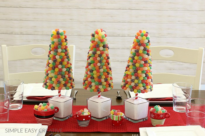 Simplified Holidays: Gumdrop Christmas Trees