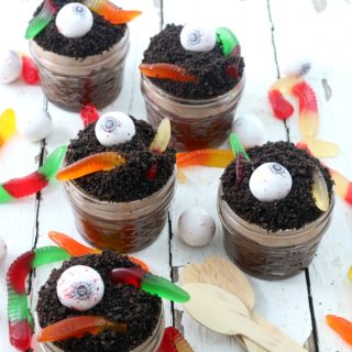 Halloween Dessert Dirt Cups - Hoosier Homemade