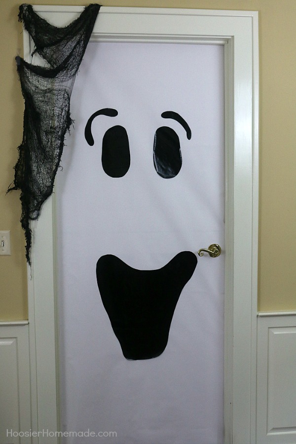 HALLOWEEN DOORS -- Create these fun and easy Halloween decorations with a few simple supplies! 