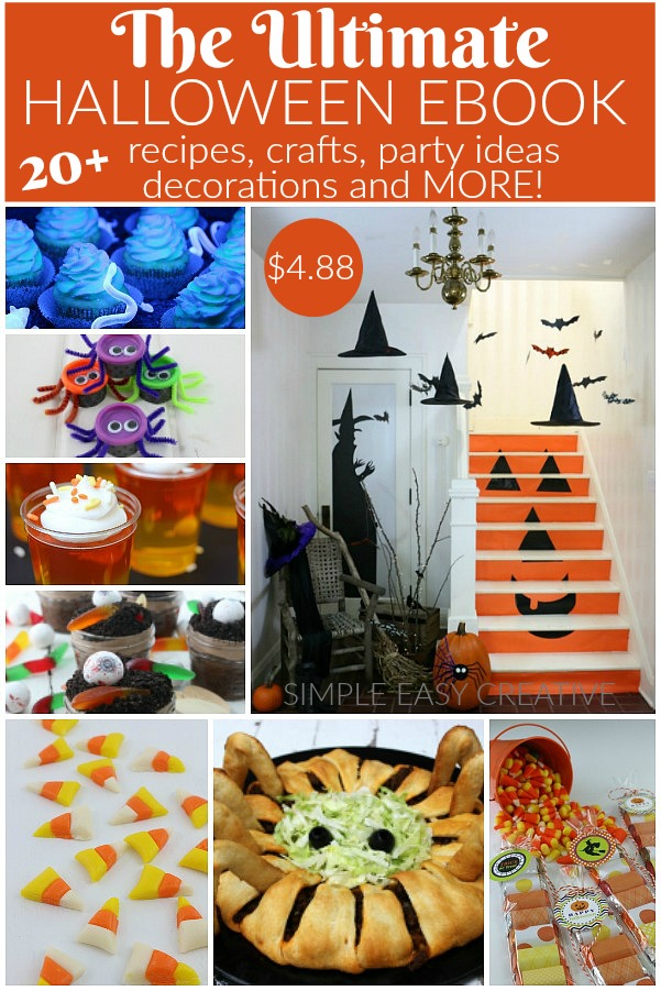 Halloween eBook featuring recipes, crafts, party ideas and decorations 