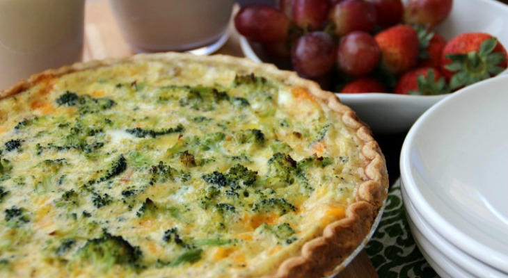 Ham and Broccoli Quiche: Spring Inspiration