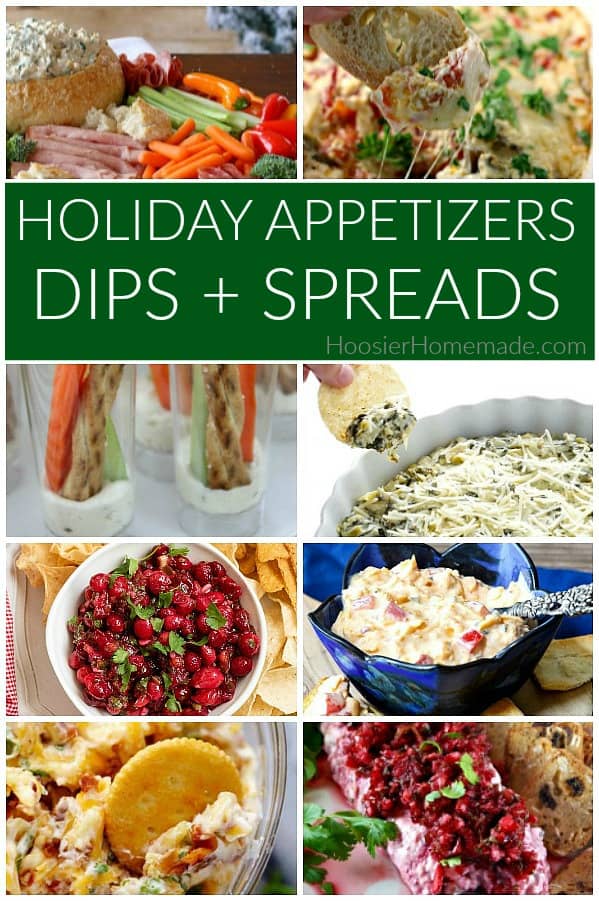 Holiday Appetizers Dips and Spreads