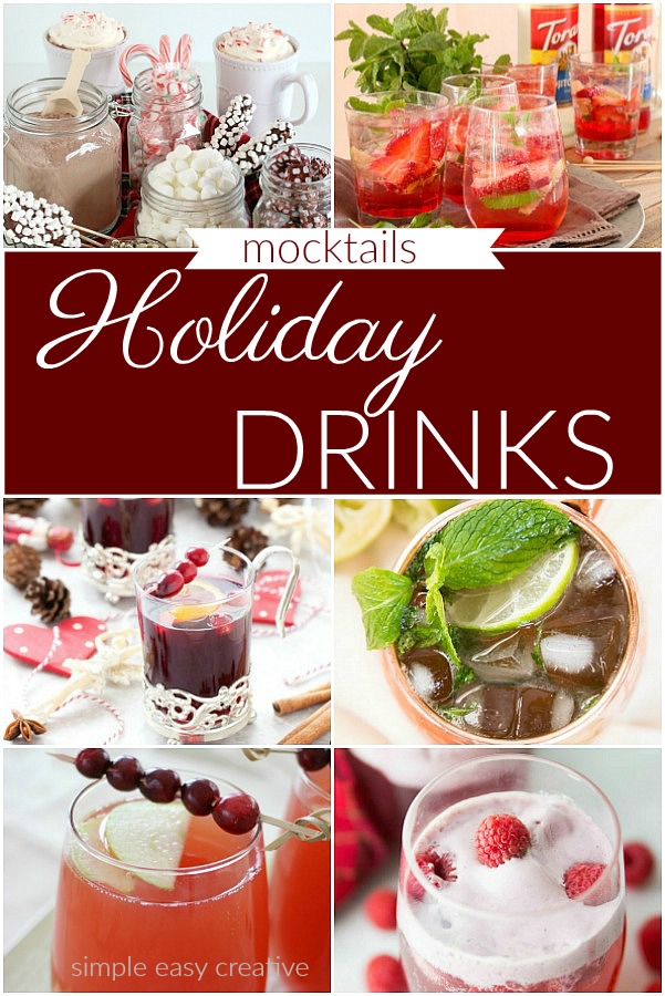 Holiday Drinks Mocktails