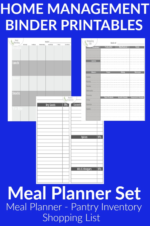 Meal Planning Printables