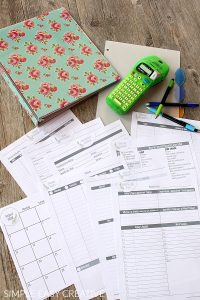 Home Management Binder Free Printables