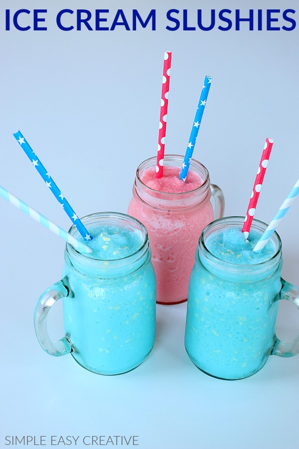 Slushies with Ice Cream