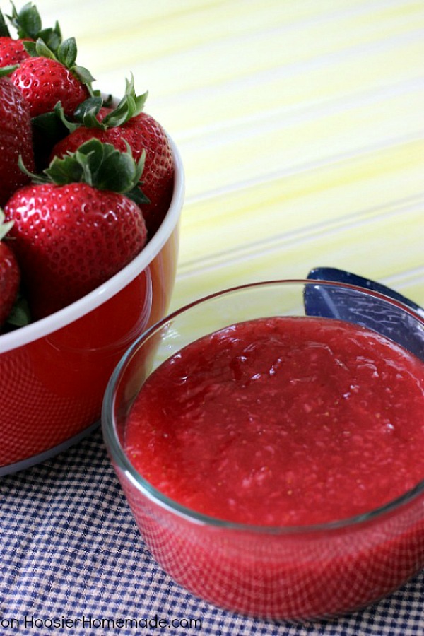 Homemade Strawberry Glaze