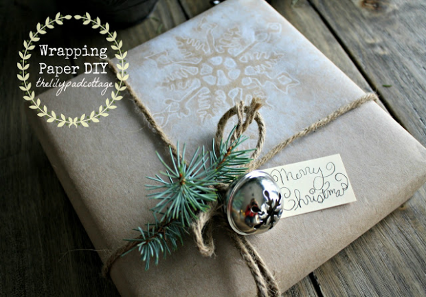 Homemade Wrapping Paper: Homemade Holiday Inspiration