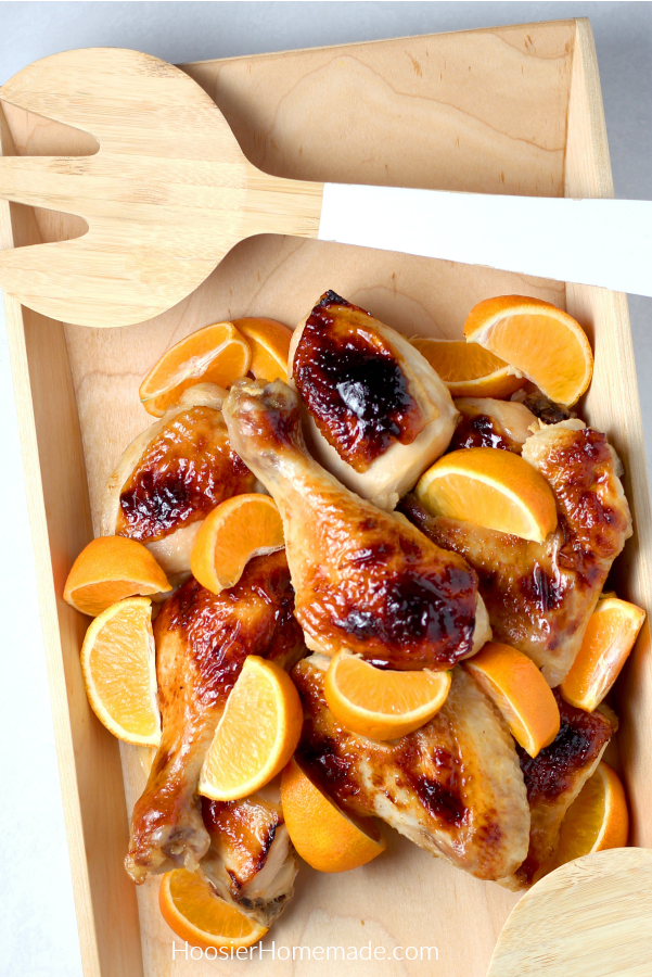 Baked Honey Glazed Chicken in bowl