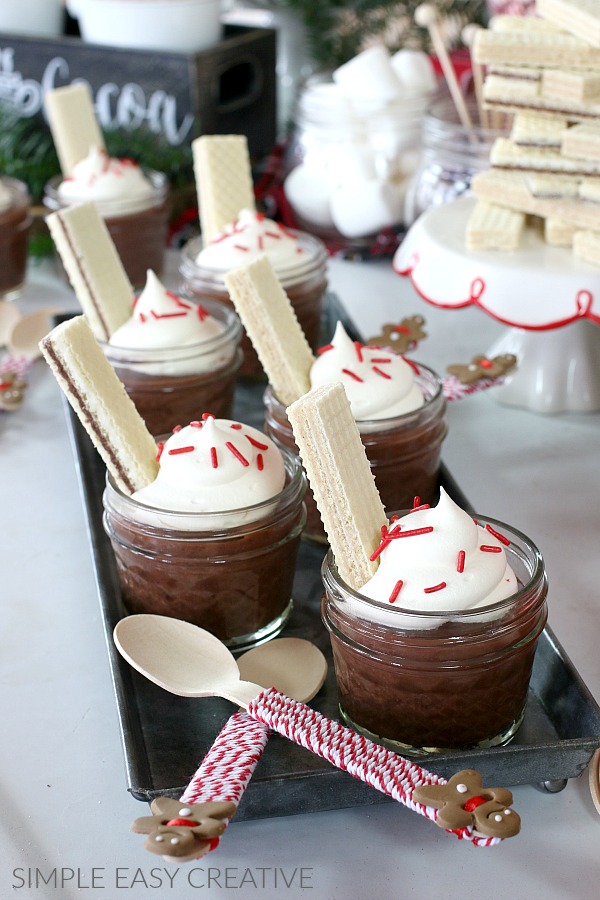 Chocolate Pudding on Hot Cocoa Bar