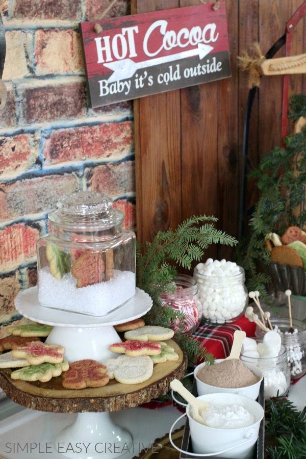 Cookies on Hot Cocoa Bar