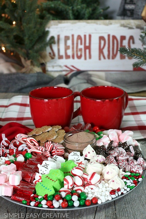 Hot Chocolate Charcuterie Board