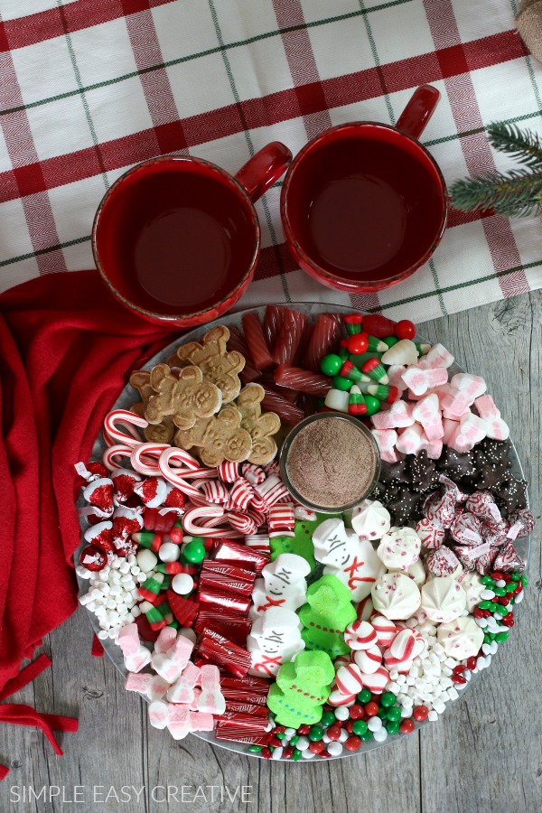 How to make a dessert hot chocolate tray