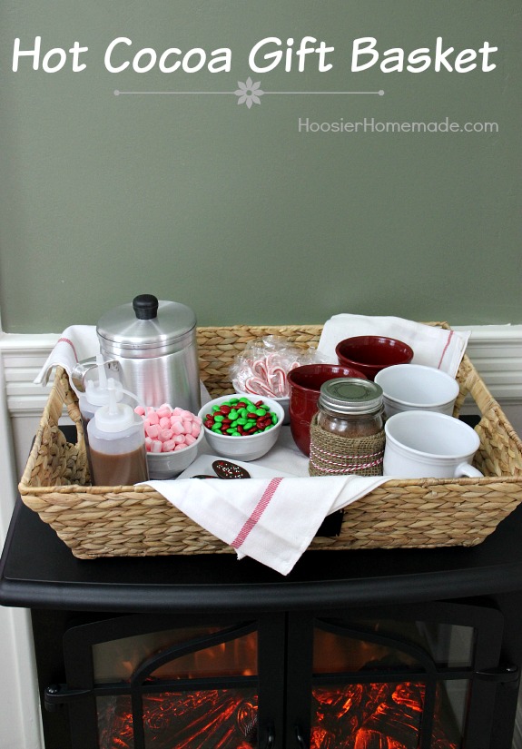 Hot Cocoa Gift Basket Homemade Holiday Inspiration