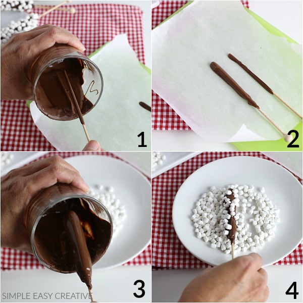 How to make Hot Chocolate Stirrers