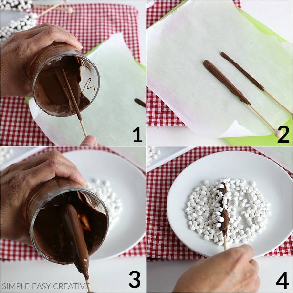 Hot chocolate stirrers