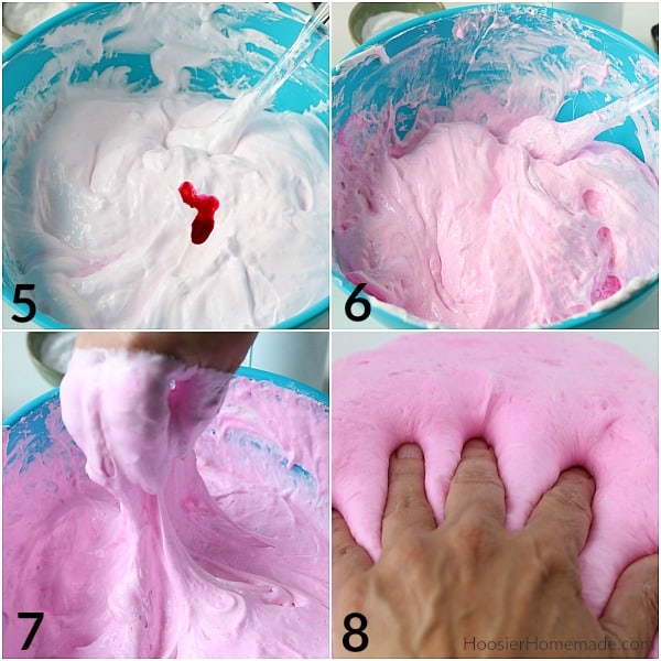 Steps to make Fluffy Slime