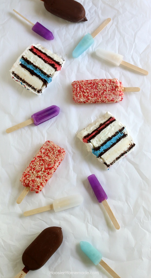 Fun Ice Cream Treats for Summer including Ice Cream Sandwiches Cake