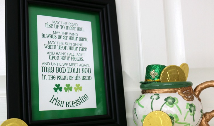 Irish Blessing Subway Art