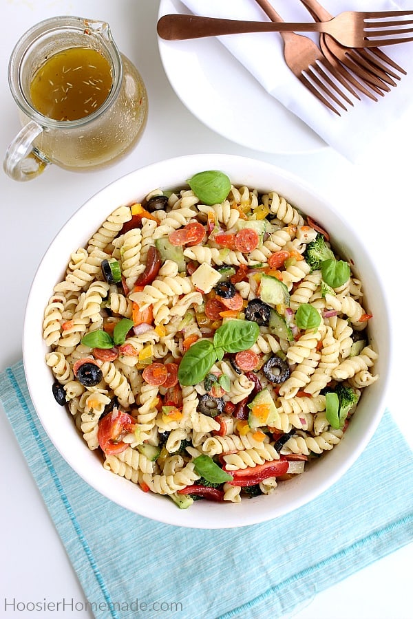 Italian Pasta Salad in bowl