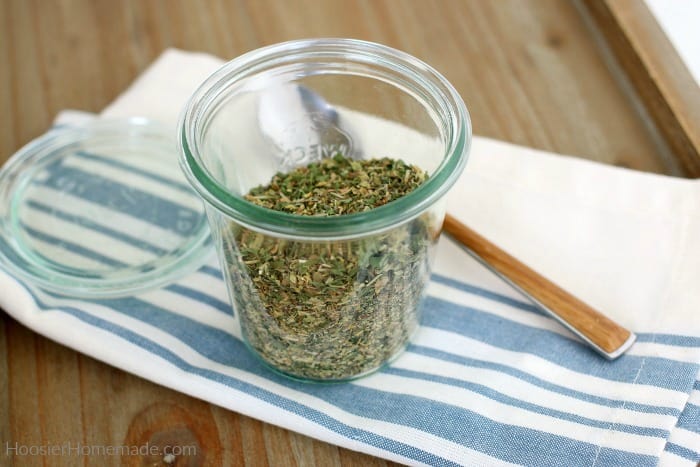 Italian Seasoning in a jar