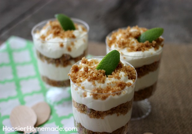 Key Lime Cheesecake Trifles