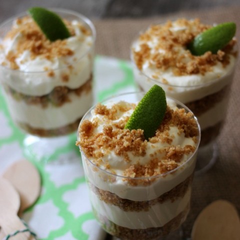 Key Lime Cheesecake Trifles