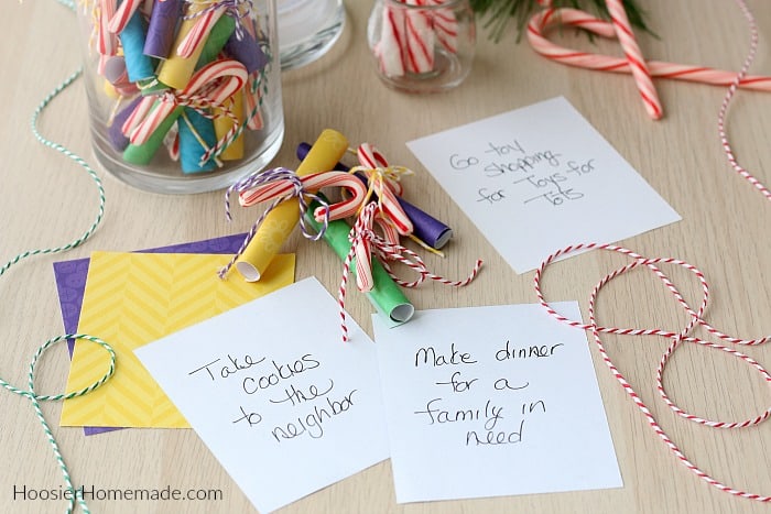 Advent Calendar with acts of kindness