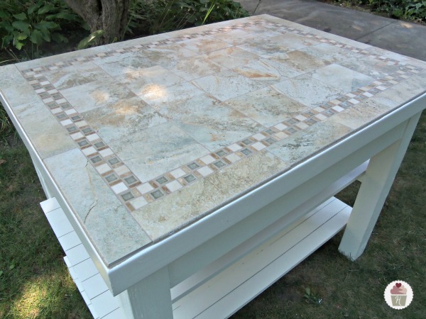 Kitchen Island Countertop using Daltile