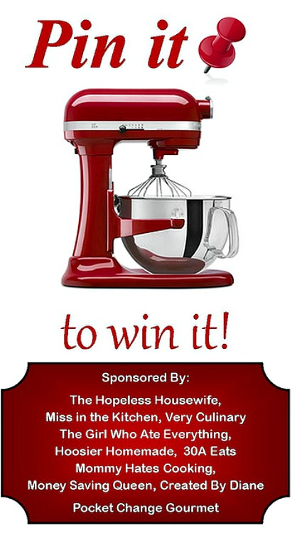 KitchenAid Giveaway: Pin it to Win it :: HoosierHomemade.com