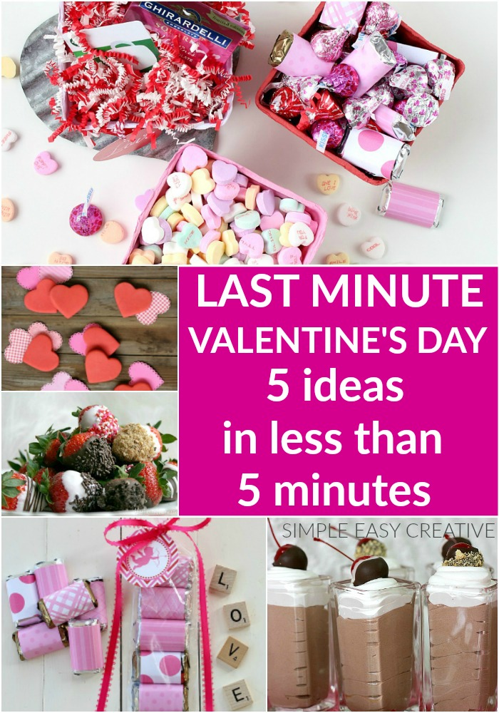 Last Minute Ideas for Valentine's Day: 5 minutes or less ...