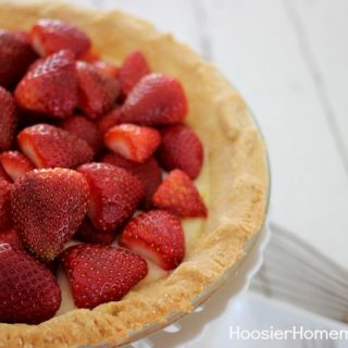 Meyer Lemon & Strawberry Pie