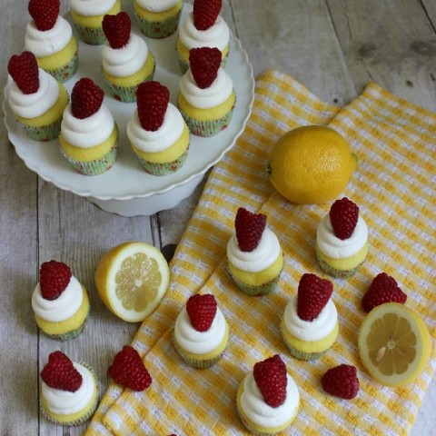 Lemon Raspberry Cupcakes