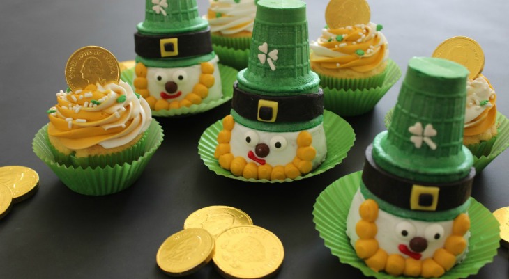 Leprechaun Cupcakes for St. Patrick’s Day