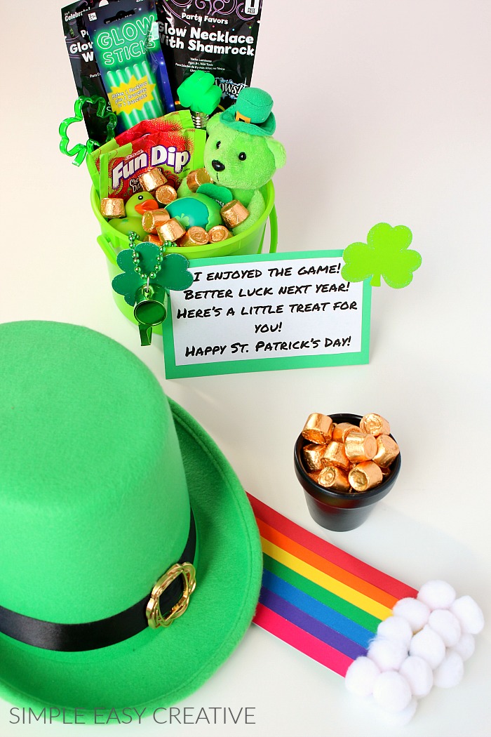 Bucket of Treats left by the Leprechaun