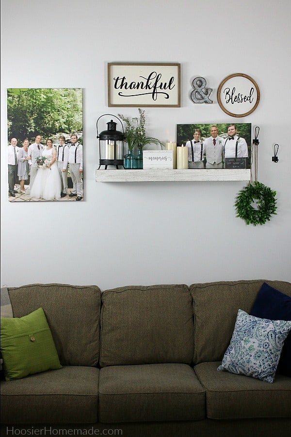 Wall decorations with canvas prints