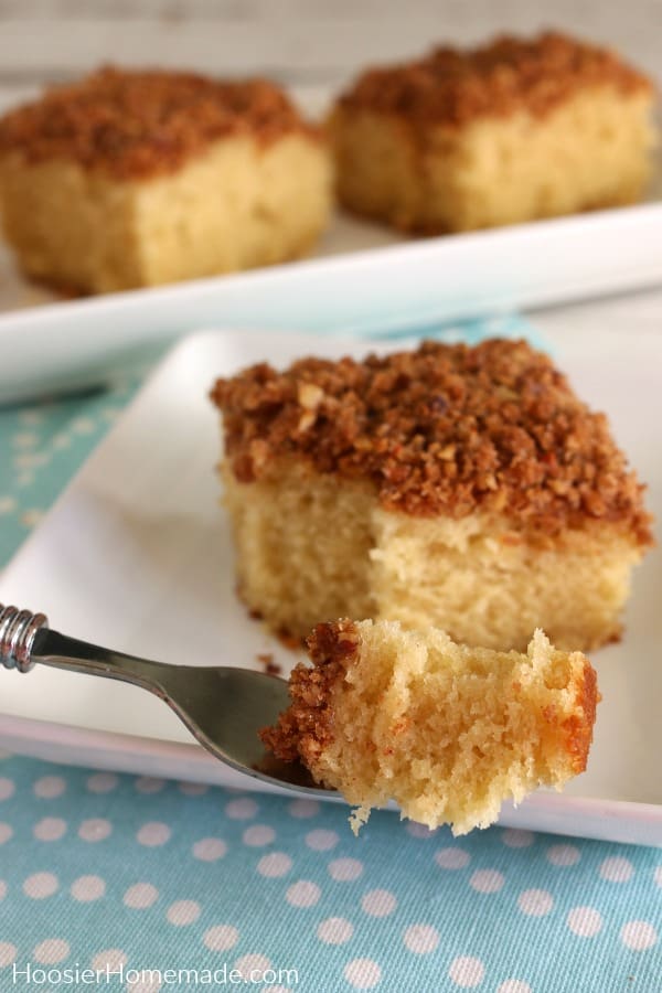 Coffee Cake on Fork