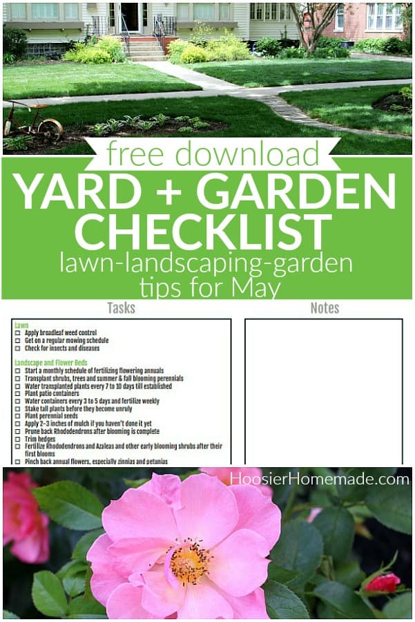 Yard and Garden Checklist