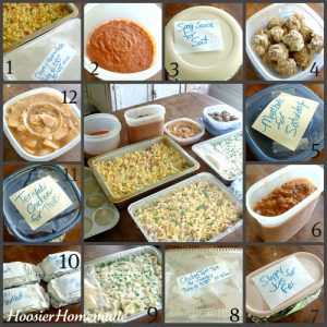 Make-Ahead Meals ~ Cooking Day - Hoosier Homemade