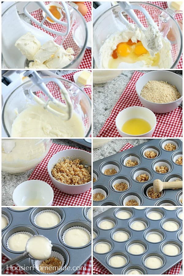 How to make Mini Cheesecakes