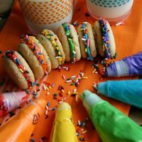 Mini Funfetti Sandwich Cookies