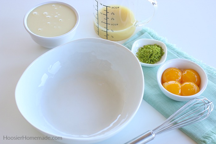 Ingredients for Key Lime Pie