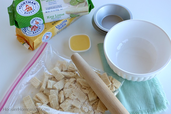 Cookies in bag for pie crust