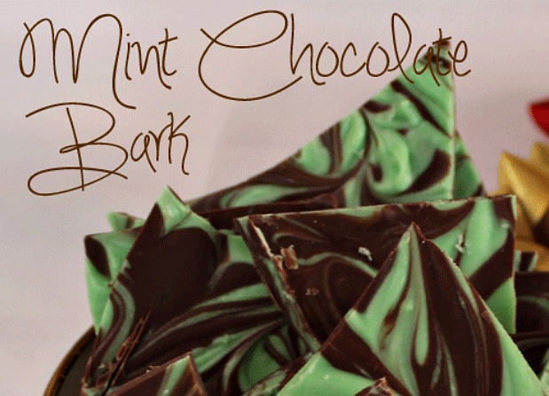 Mint Chocolate Bark: 100 Days of Homemade Holiday Inspiration
