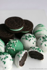 Mint Oreo Truffles