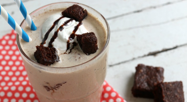 Mocha Brownie Shake - Hoosier Homemade